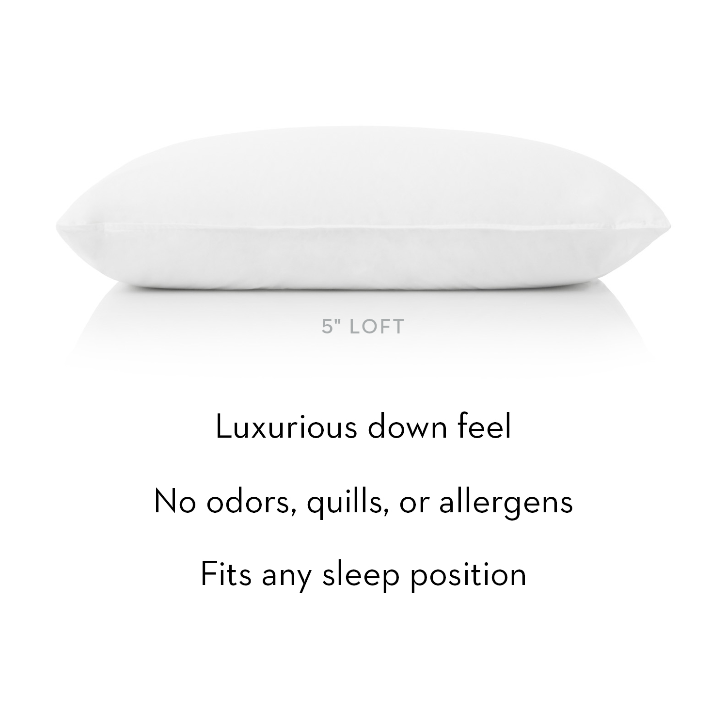Malouf Z Gelled Microfiber Pillow - Description