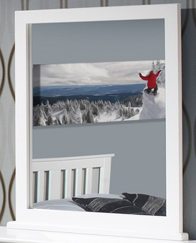 Innovations White Landscape Mirror