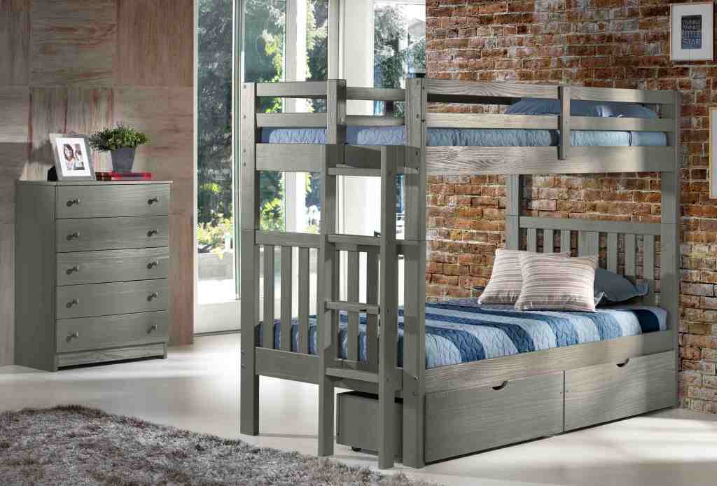 Cambridge Gray Bunk - by Innovations