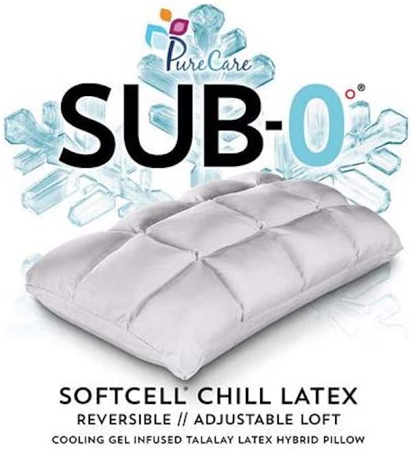 SUB-0°® SoftCell Chill Latex Reversible Hybrid Pillow