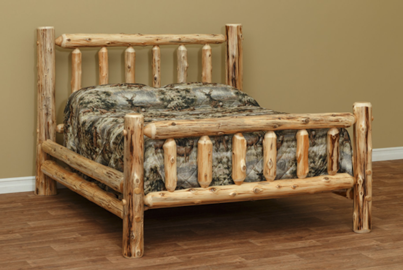 Appalachian Cedar Bed - by Countryside Rustic Log Furniture