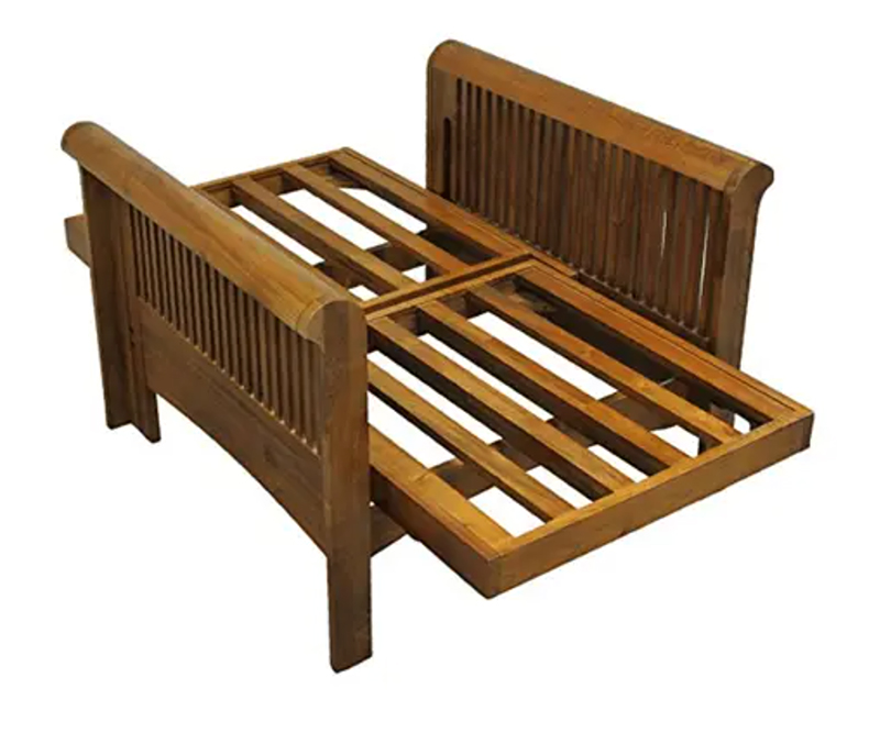 Chair Portland Futon Frame - Cherry Oak Finish - by Gold Bond - Image 3