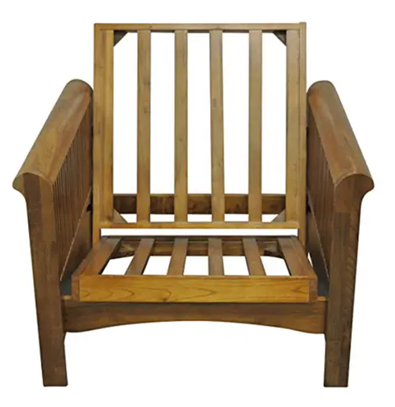 Chair Portland Futon Frame - Cherry Oak Finish - by Gold Bond - Image 2
