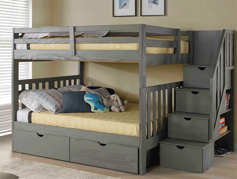 Oxford Full/Full Stairway Bunk - by Innovations