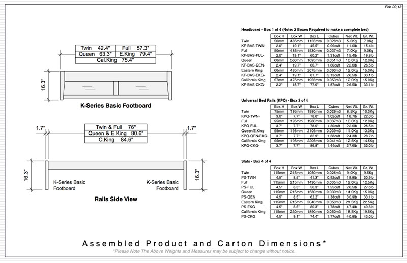 Night & Day K-Series Basic Platform Bed - Image 5