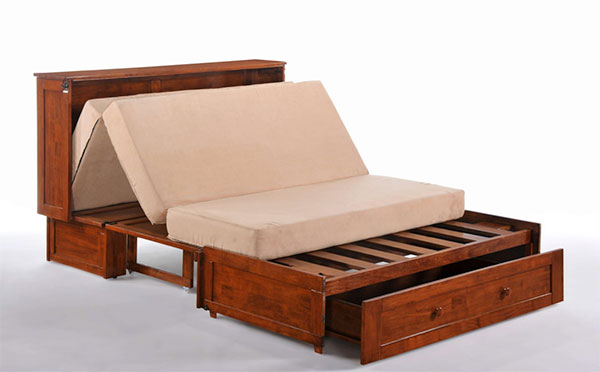 Clover Murphy Cabinet Bed - Night & Day - Image 3