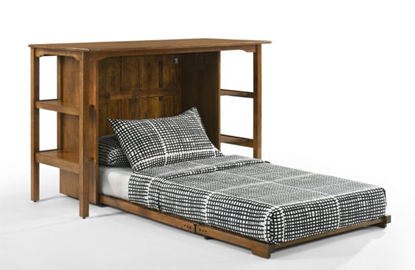 Siesta Desk Murphy Cabinet Bed - Night & Day - Image 3