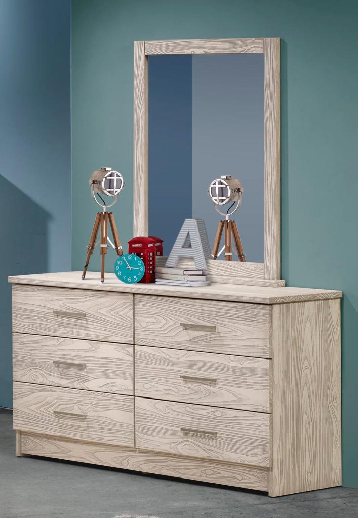 Clearance Birch 6 Drawer Dresser - by Innovations
