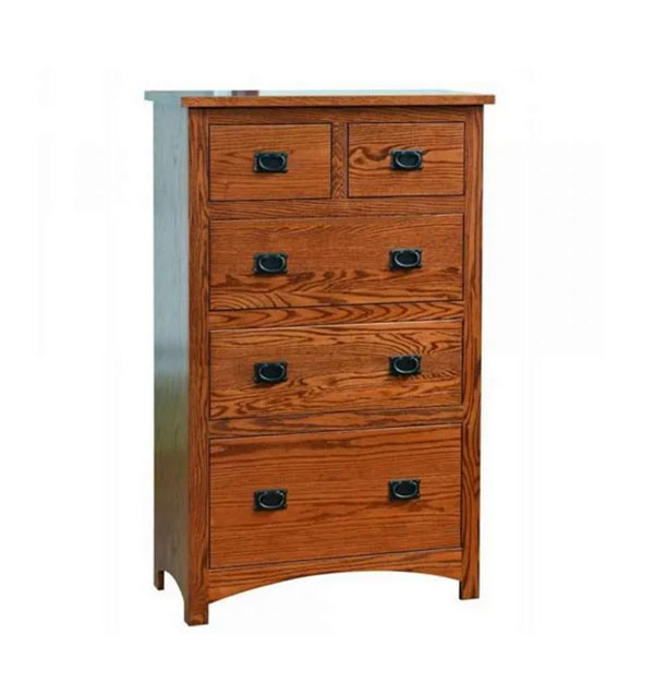 Siesta Mission 5 Drawer Chest - by Troyer Ridge
