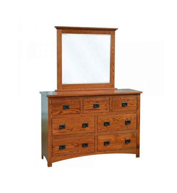 Siesta Mission 7 Drawer Dresser - by Troyer Ridge