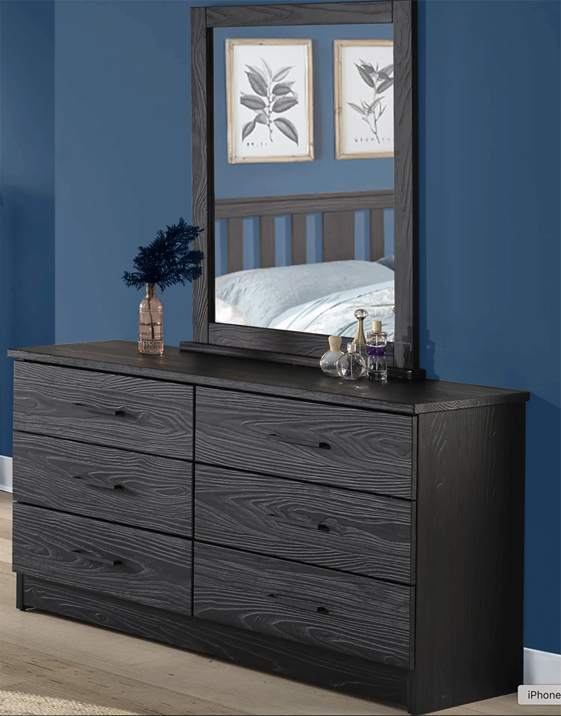 Ebony 6 Drawer Dresser - by Innovations