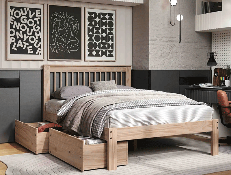 Mirage Sandstone Platform Bed - by Innovations